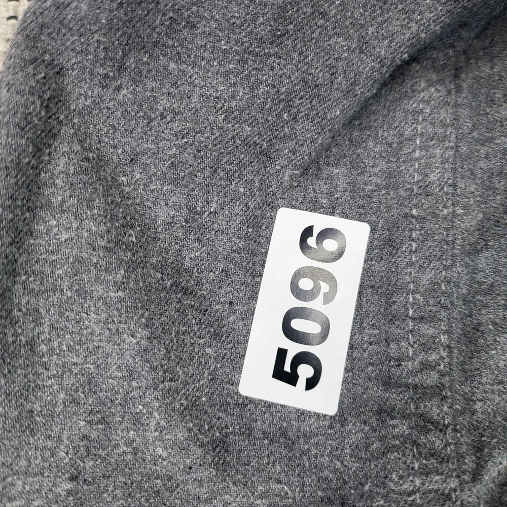 The North Face Shirt‎ Mens Large Gray Flannel Long Sleeve Button Front Casual